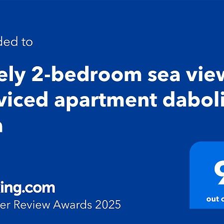 Lovely 2-Bedroom Sea View Serviced Apartment Dabolim Goa Екстериор снимка